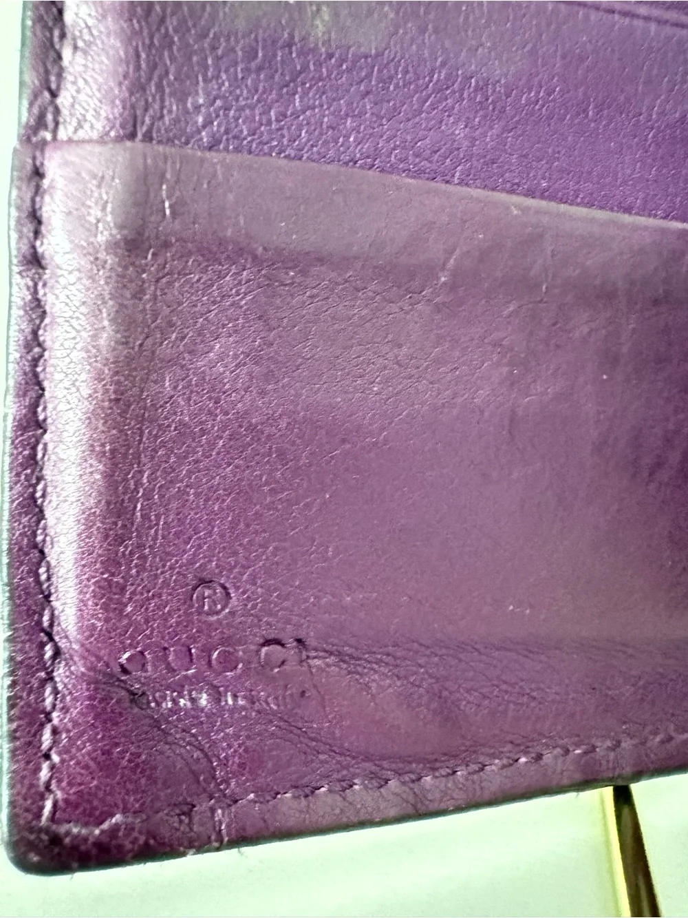 Authentic Gucci Microguccissima Bifold Wallet